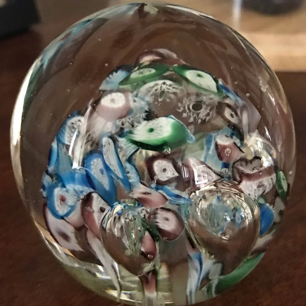 Vintage Murano glass paperweight